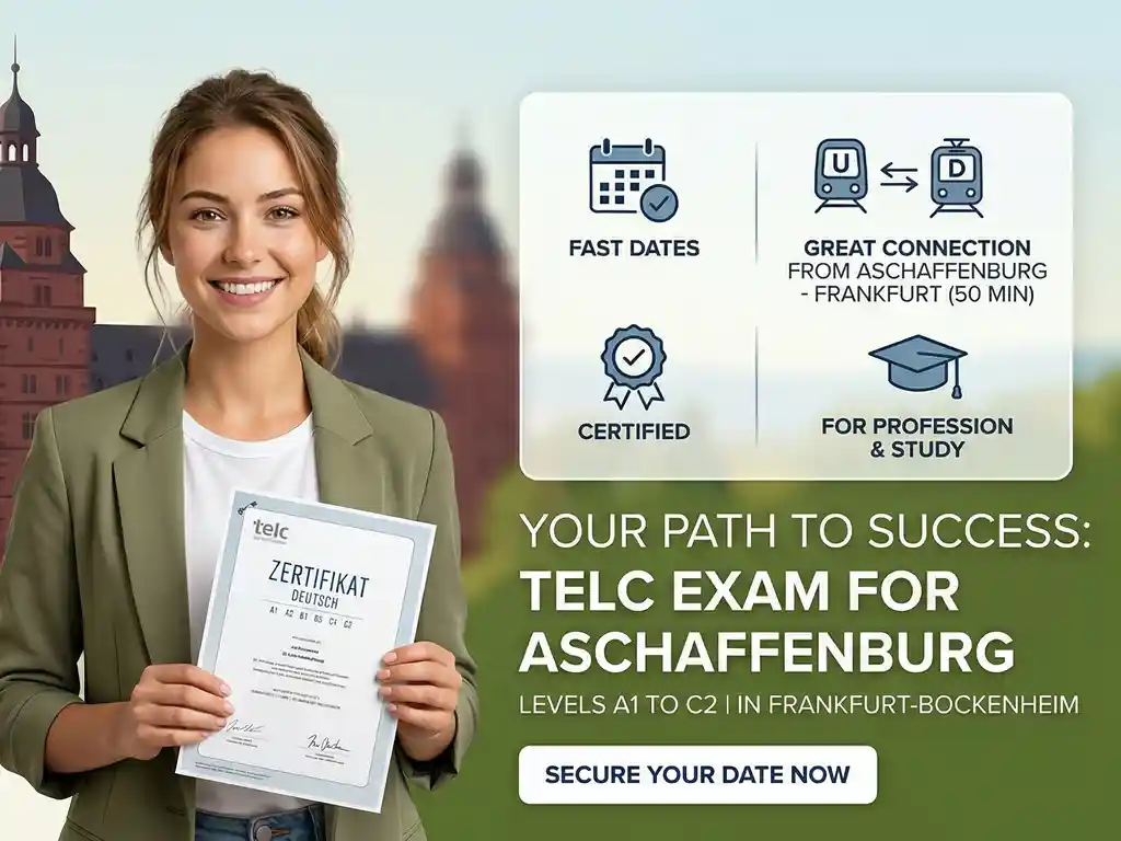 telc exam in Aschaffenburg
