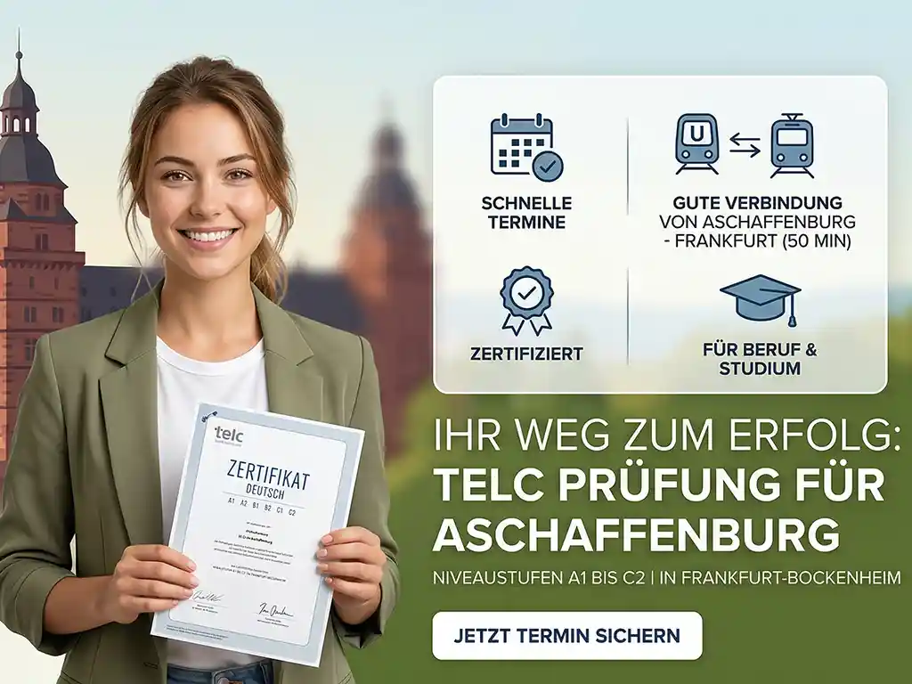 telc Prüfung in Aschaffenburg