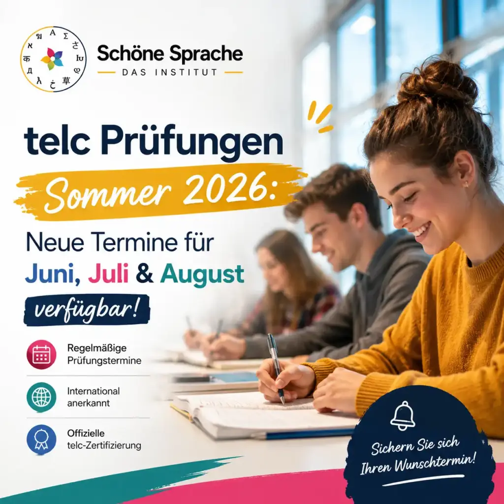 telc Prüfungen Sommer 2026: Neue Termine für Juni, Juli & August verfügbar!