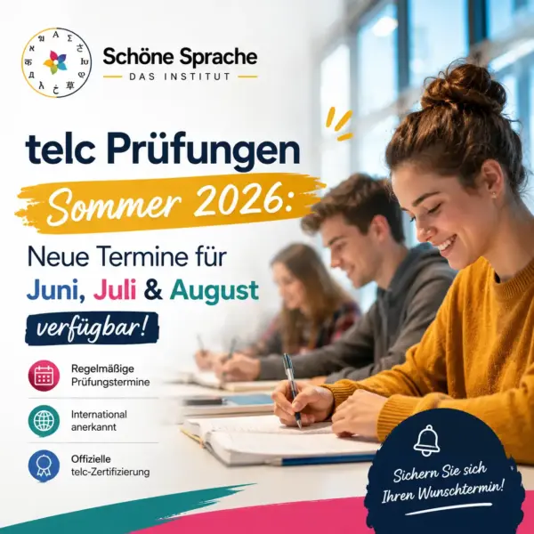 telc Prüfung Sommer 2026 Termine in Frankfurt