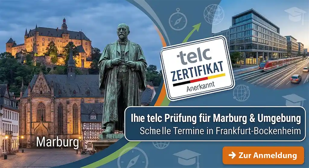 telc Prüfung in Marburg - Jetzt anmelden!