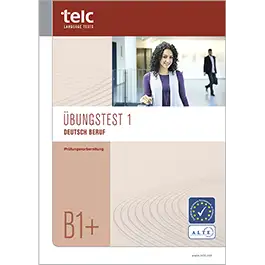 Cover des telc Übungstests Deutsch B1+ Beruf